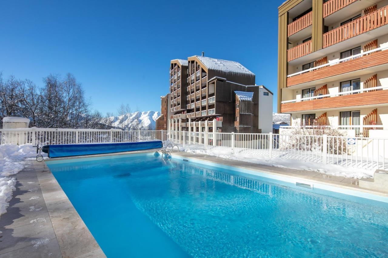 Residence Pierre & Vacances Les Bergers Alpe d'Huez Exteriér fotografie